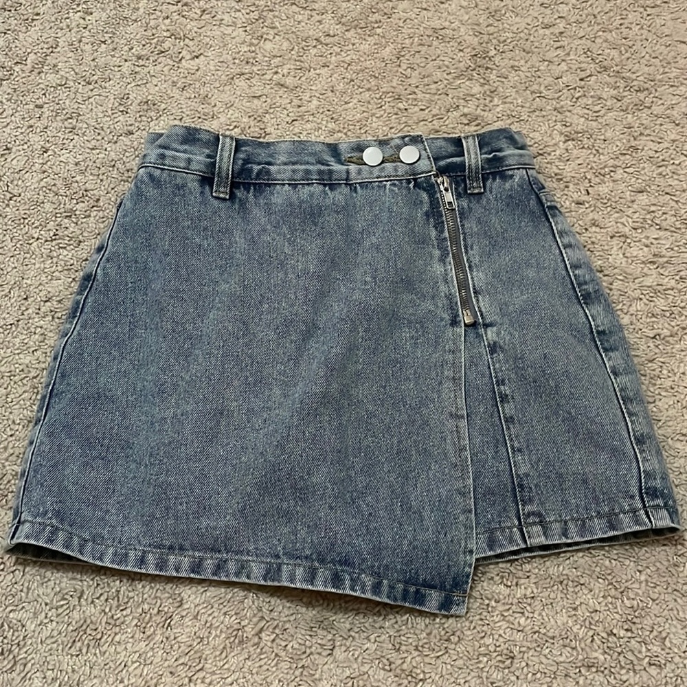 Vestique denim skort